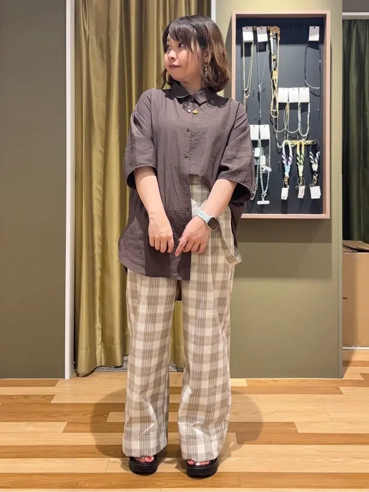 綿麻混2WAY サス付きZIPパンツ/Green Parks（グリーン パークス）の