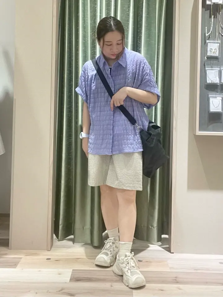 QUON シャイニービッグボストンショルダー/Green Parks（グリーン