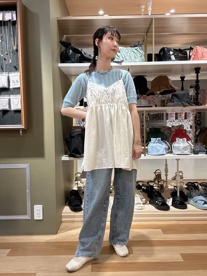 テープ刺繍ビスチェ/Green Parks（グリーン パークス）のタンクトップ