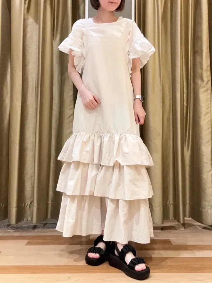 ≪USED≫・ELENCARE DUE ティアードサロペット/Green Parks（グリーン