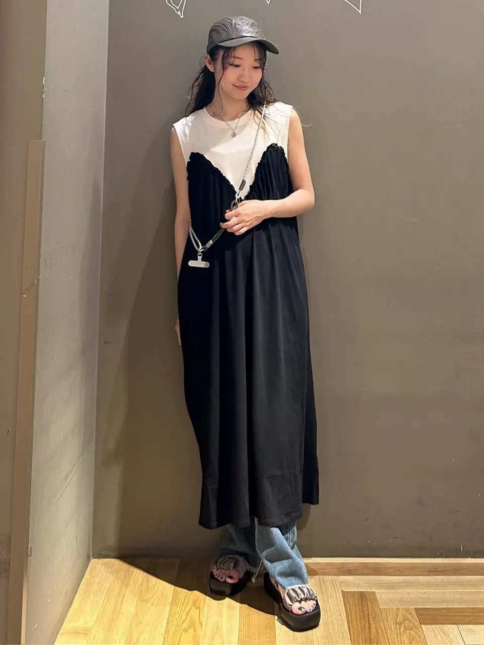 フラメンコ衣装⭐︎コリン⭐︎ ノースリーブワンピース 洗える】ALBINIコーコラン ノースリーブ ワンピース