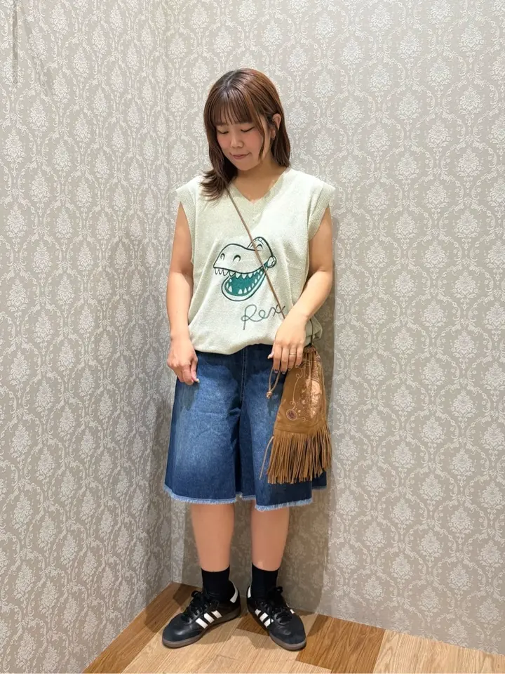 TOY STORY / 刺繍Vネックニットベスト/Green Parks（グリーン パークス