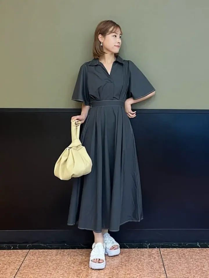 ELENCARE DUE スキッパーワンピース/Green Parks（グリーン パークス