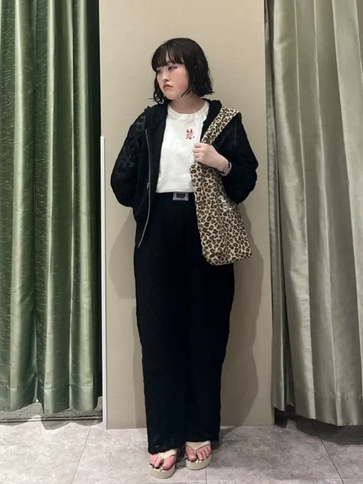 ♡ページ □LOVEBOAT フラワーメッシュパンツ/Green Parks（グリーン