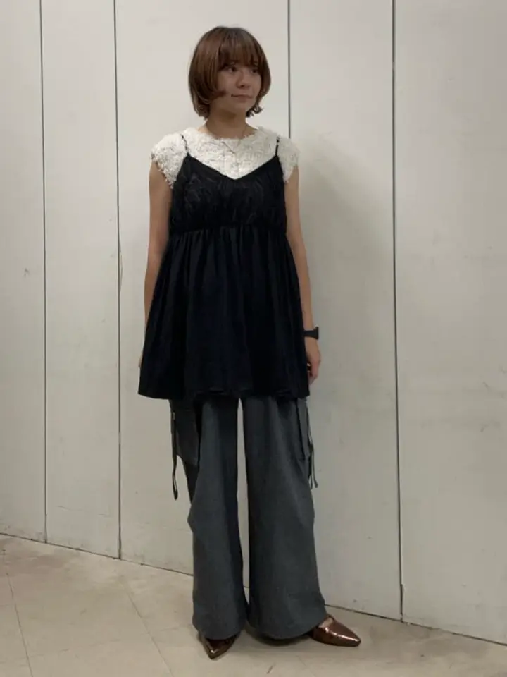 テープ刺繍ビスチェ/Green Parks（グリーン パークス）のタンクトップ