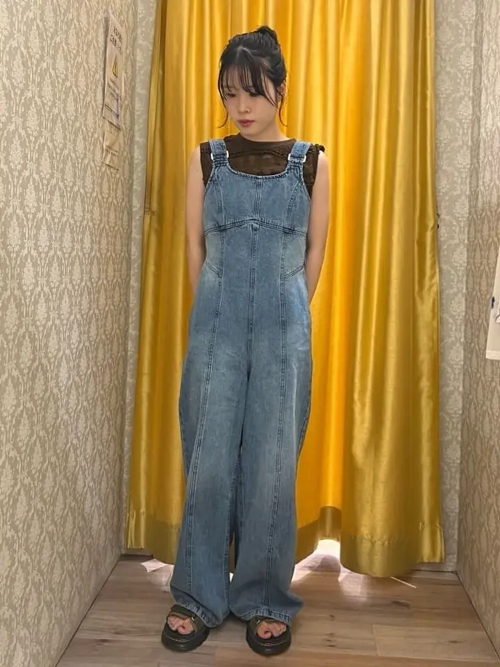 SUGAR SPOON デニムコルセットオールインワン/Green Parks（グリーン