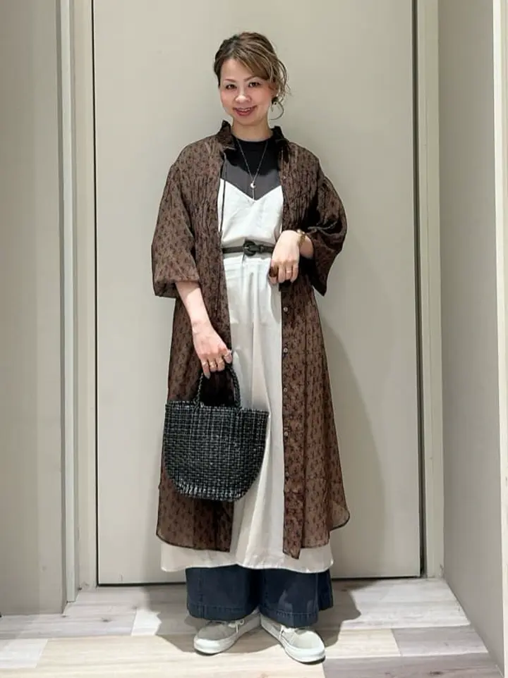 前後2WAYサテンキャミワンピース/Green Parks（グリーン パークス）の