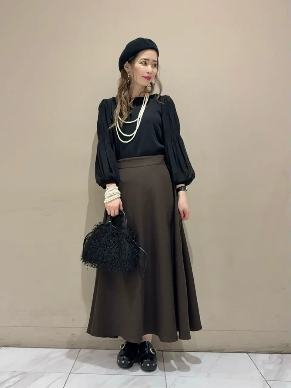 swing by ロングフレアスカート/Green Parks（グリーン パークス）の