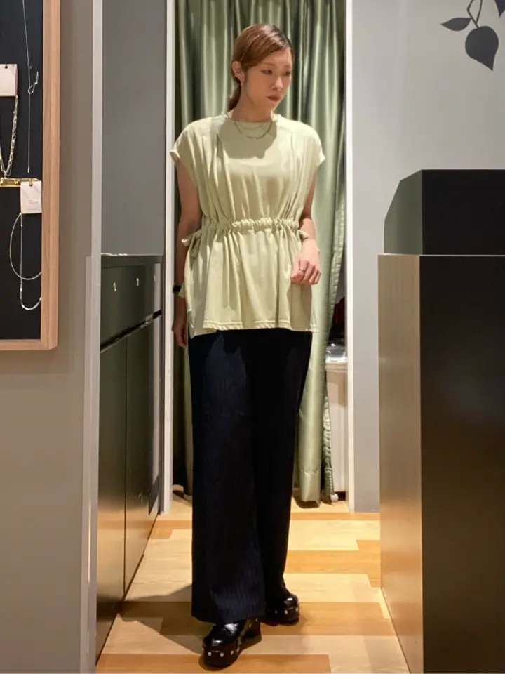 布帛ウエストギャザー切替チュニック/CRAFT STANDARD BOUTIQUE