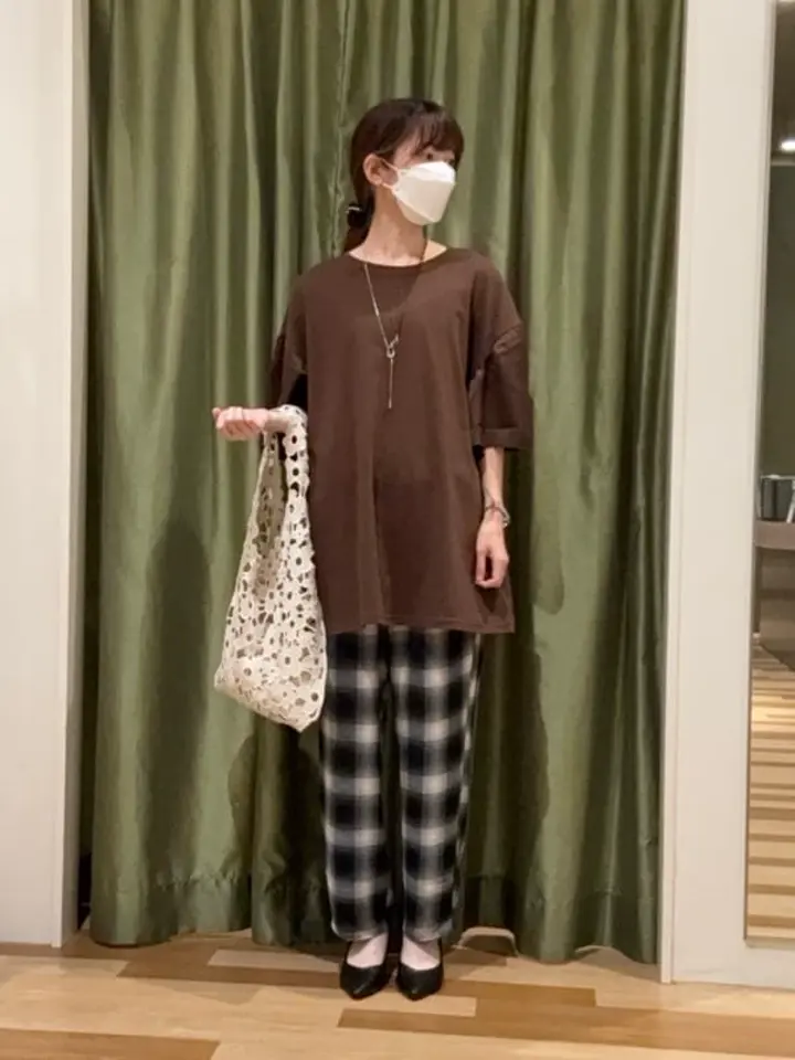 柄イージーパンツⅤ(テーパード)/Green Parks（グリーン パークス）の