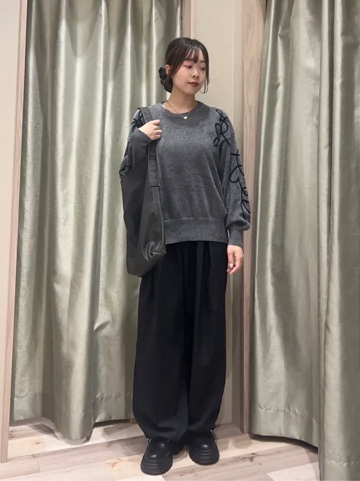 刺繍コードニットプルオーバー/Green Parks（グリーン パークス）の