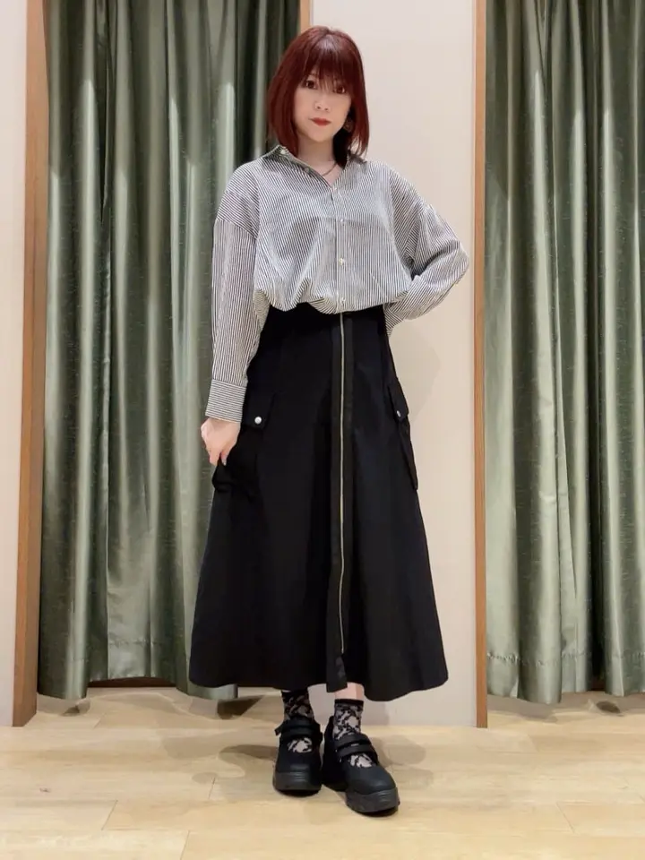 classy 5月号掲載　sono カーキ　ケープスリーブブラウス　パールボタン セール】《CLASSY掲載》ミドルスタンドコート【洗濯機洗い可】（その他