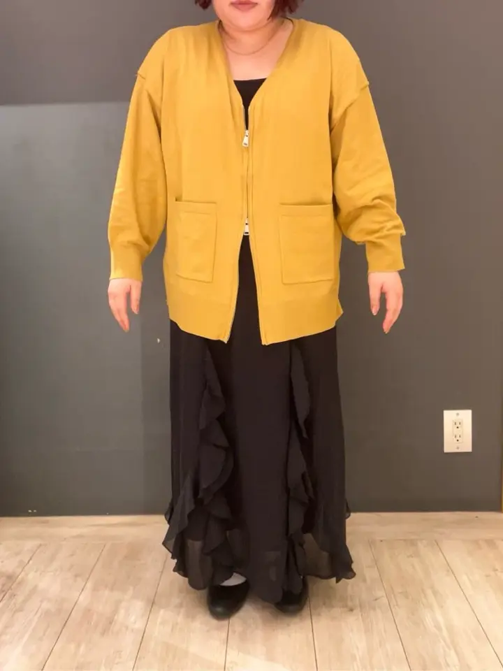 アンチピリングゆるzipカーディガン/Green Parks（グリーン パークス