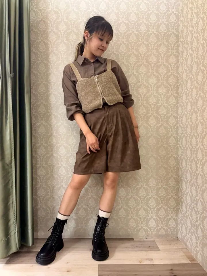 【タグ付き】ラメビスチェ エディション チェーンベルト付タックフレアスカパン ｜ LIZ LISA（リズリサ）公式