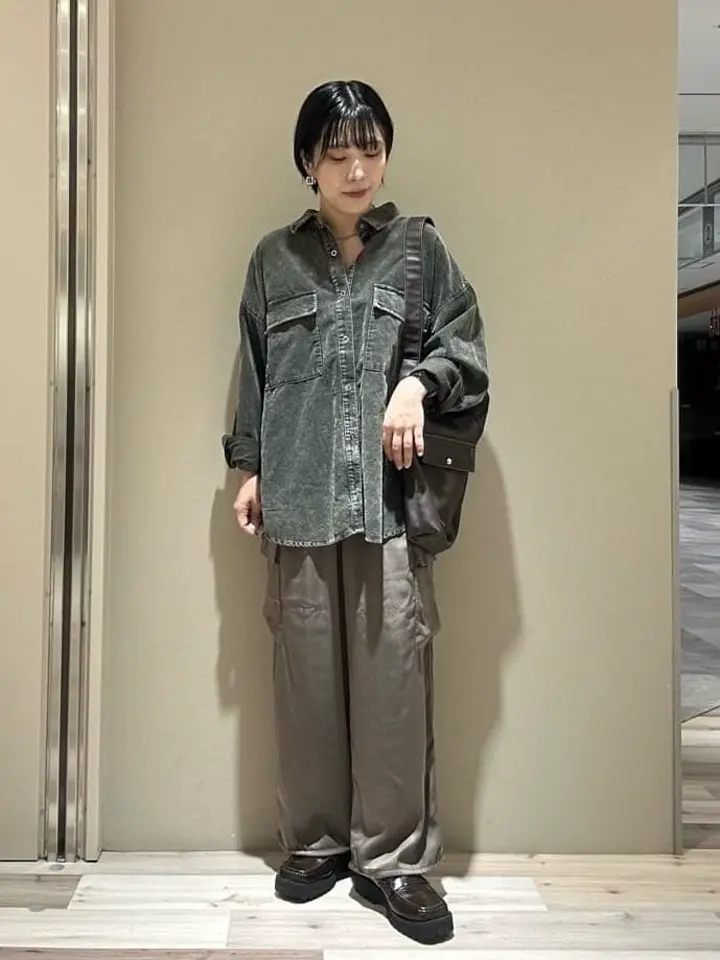 サテンカーゴパンツ/Green Parks（グリーン パークス）のその他パンツ
