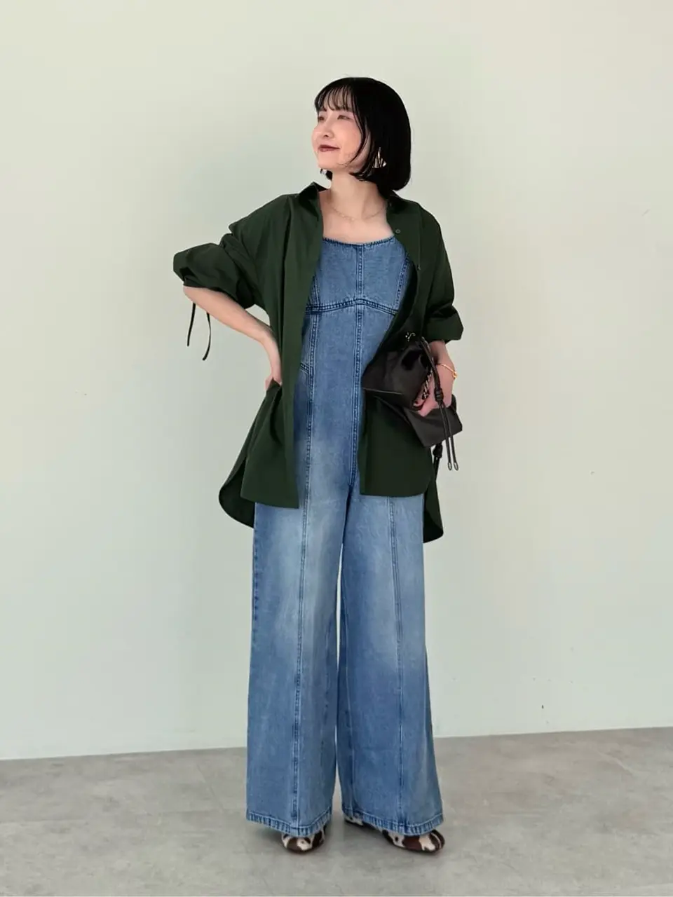 SUGAR SPOON デニムコルセットオールインワン/Green Parks（グリーン