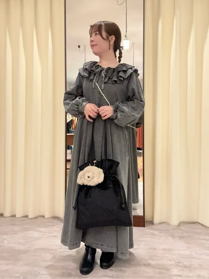 □JOli JOli フェイバリットチャームポーチ/Green Parks（グリーン