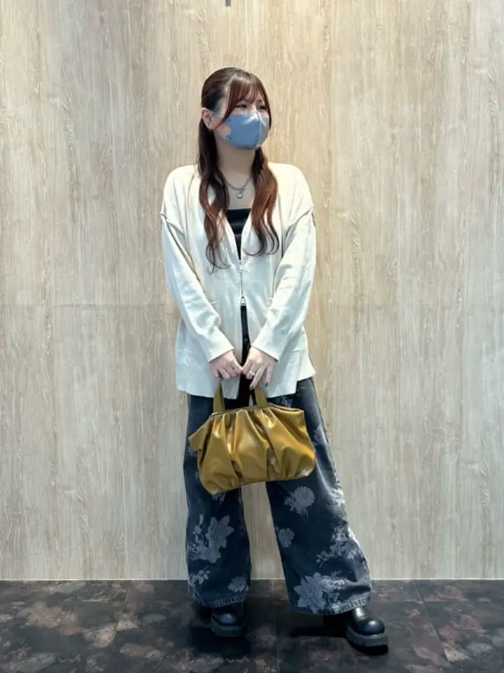 SUGAR SPOON フラワーptデニムパンツ/Green Parks（グリーン パークス