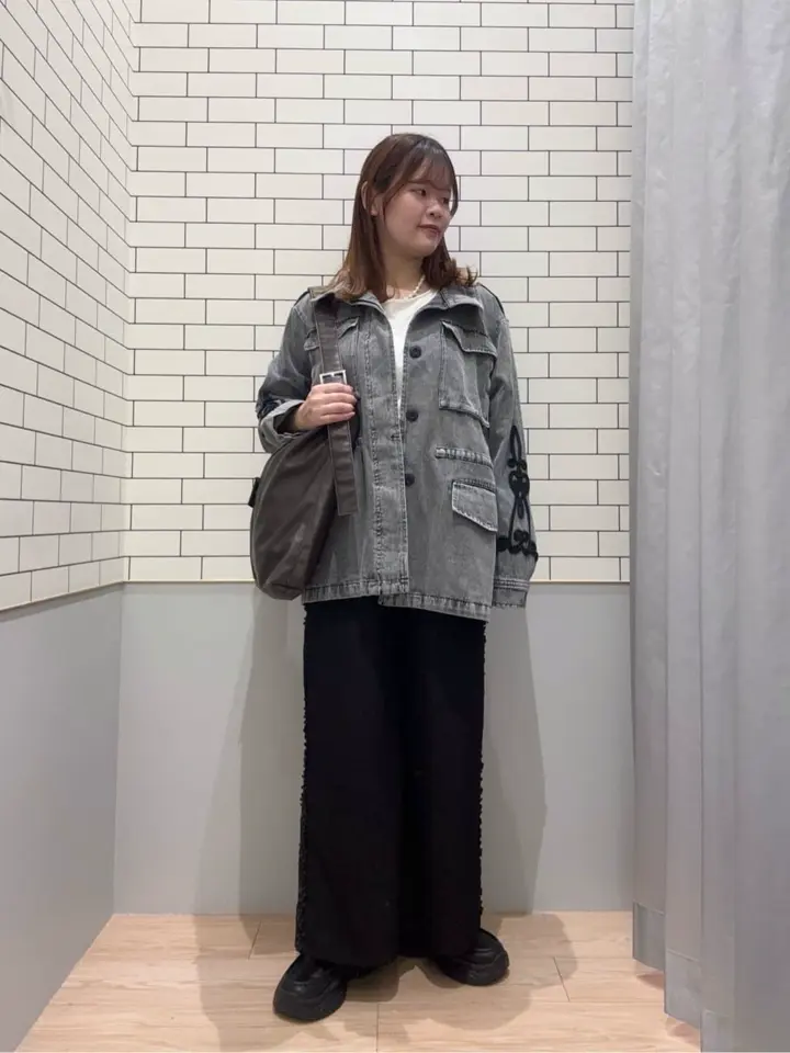 □ESCAR デニムコード刺繍ジャケット/Green Parks（グリーン パークス