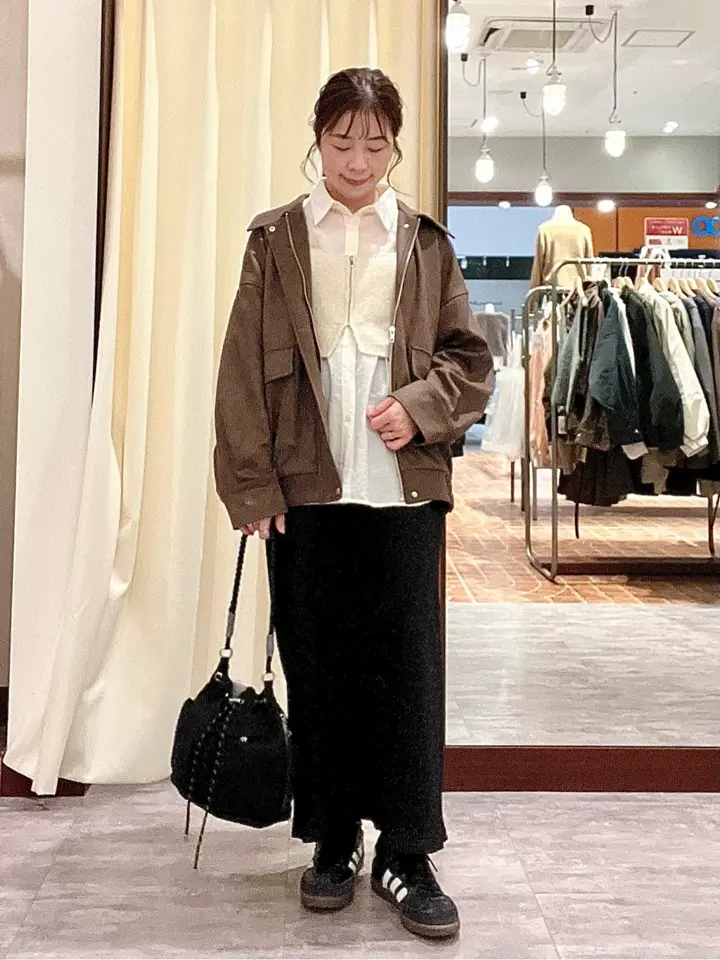 SET2点ラメシャギービスチェ+シャツ/Green Parks（グリーン パークス