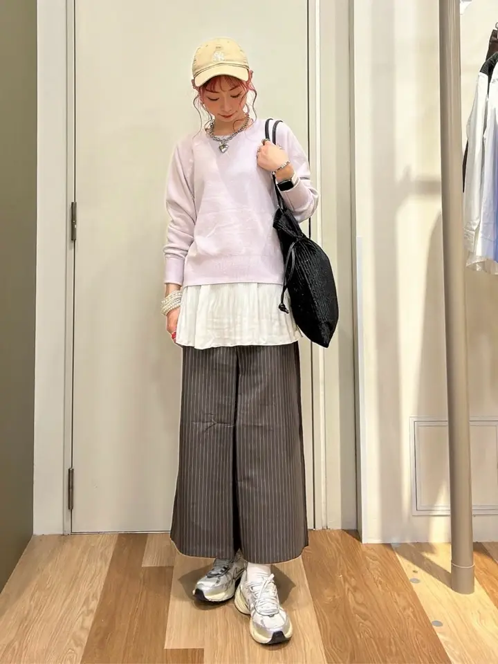 ウエストレイヤーボックスプリーツスカート/Green Parks（グリーン