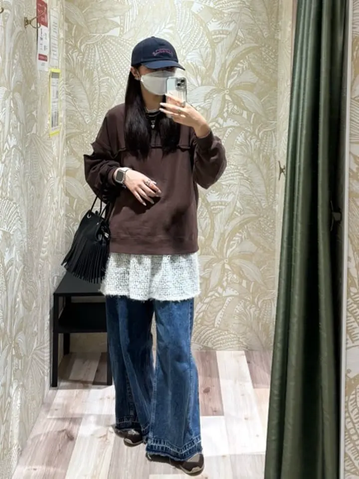 DOUBLE FLAGS カットオフピグメントスウェット/Green Parks（グリーン