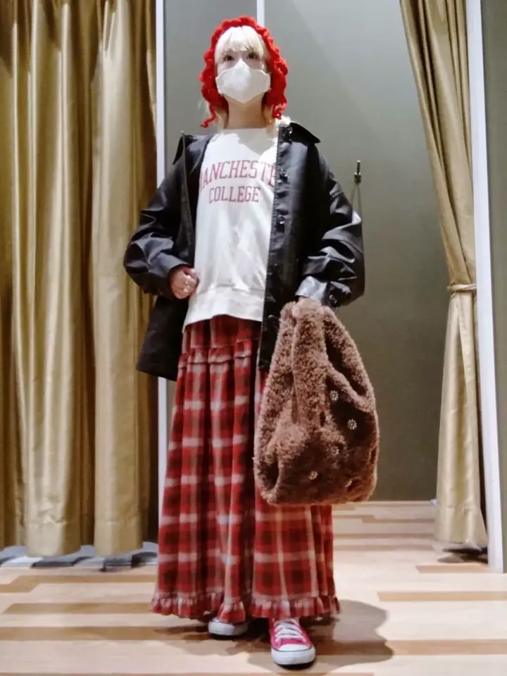 ELENCARE DUE フェイクレザーカバーオール/Green Parks（グリーン