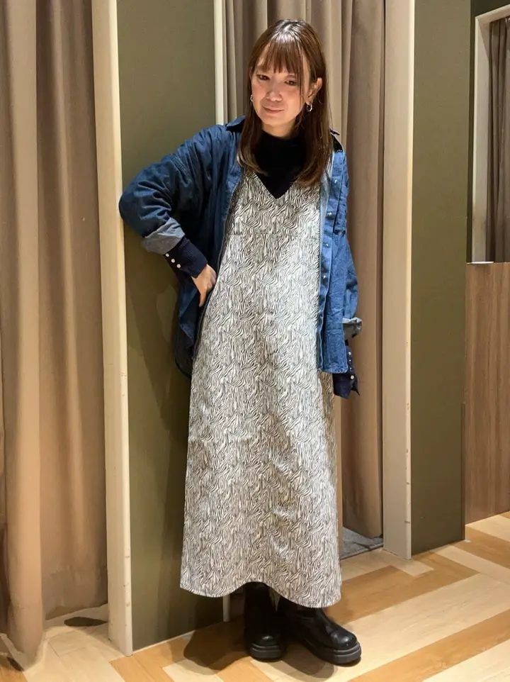 ≪USED≫ゼブラ柄キャミワンピース/CRAFT STANDARD BOUTIQUE（クラフト