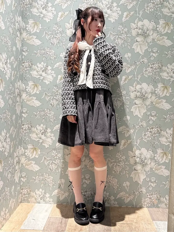 2wayボウタイブラウス/earth music&ecology（アース ミュージック