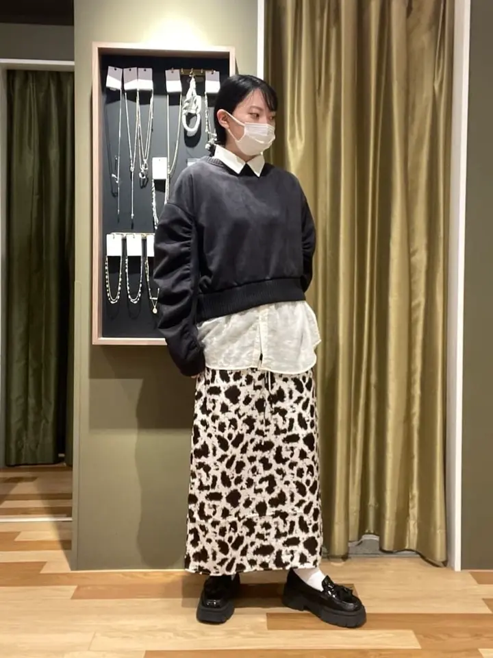 SET2点ラメシャギービスチェ+シャツ/Green Parks（グリーン パークス