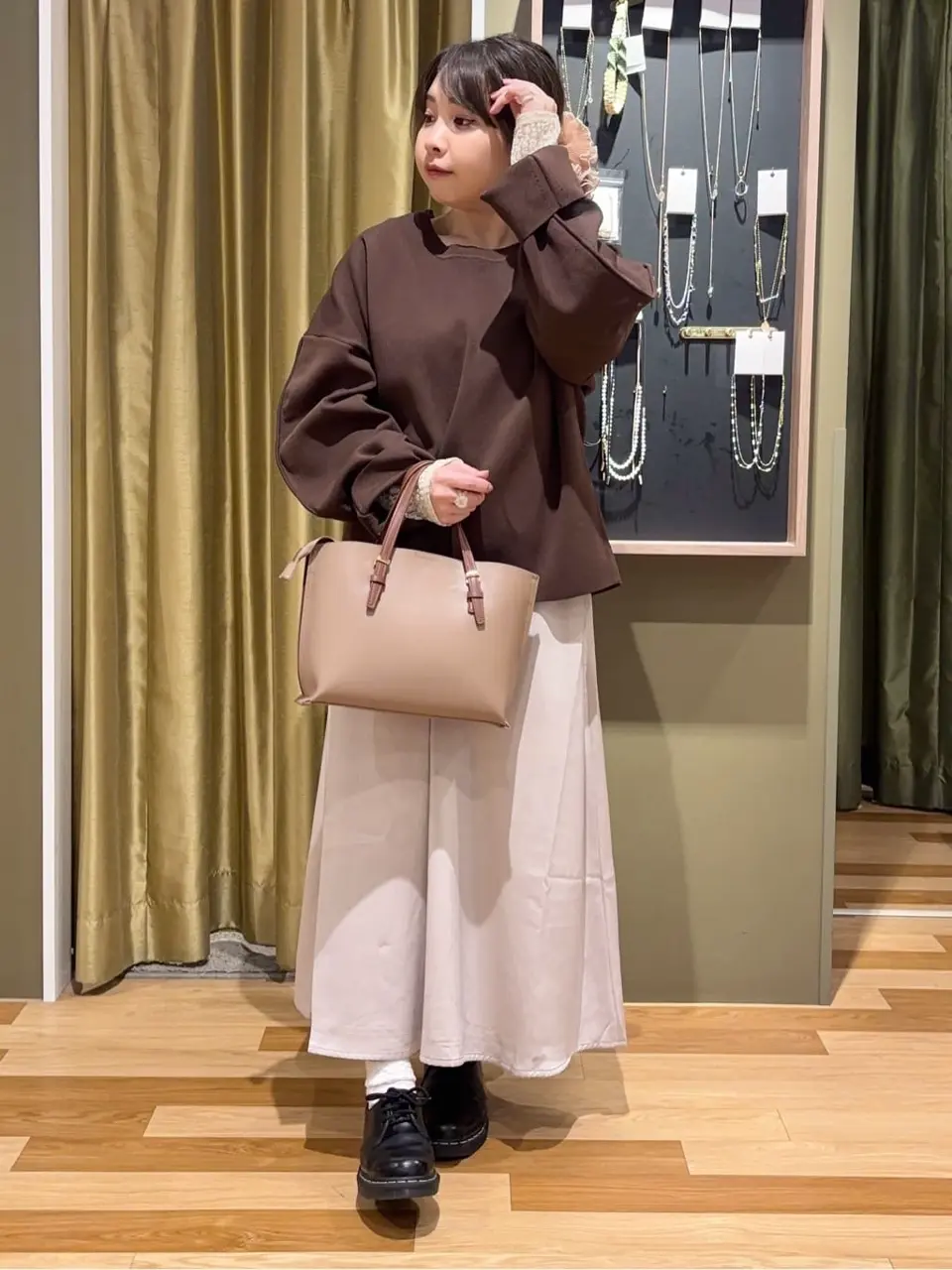 前後2WAYサテンキャミワンピース/Green Parks（グリーン パークス）の