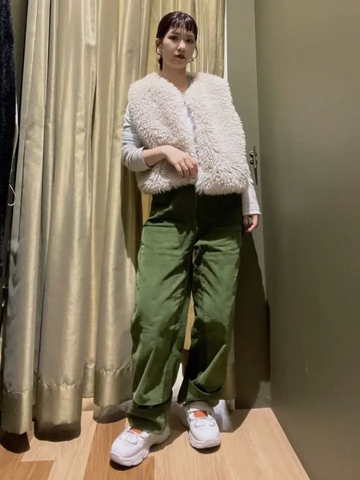 □WITH KURUMI NAKATA コーデュロイパンツ/Green Parks（グリーン