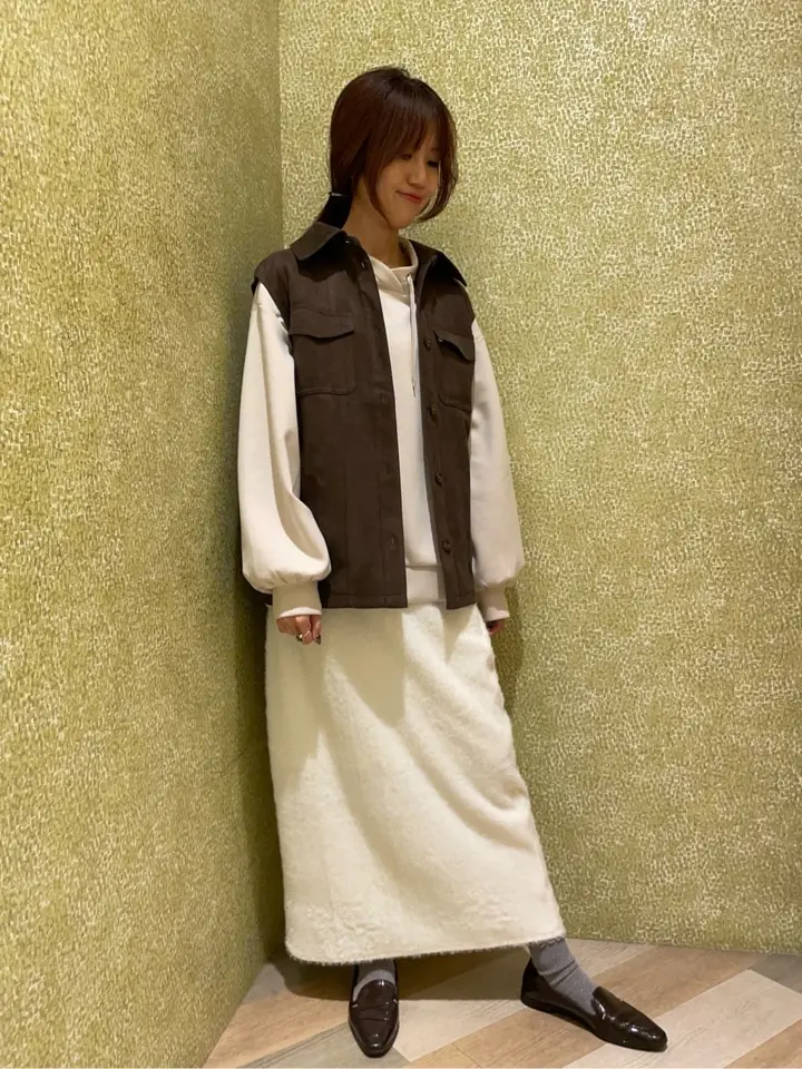 THRIFTY LOOK別注ワークスエードベスト フェイクスエードベスト/CRAFT STANDARD BOUTIQUE（クラフト