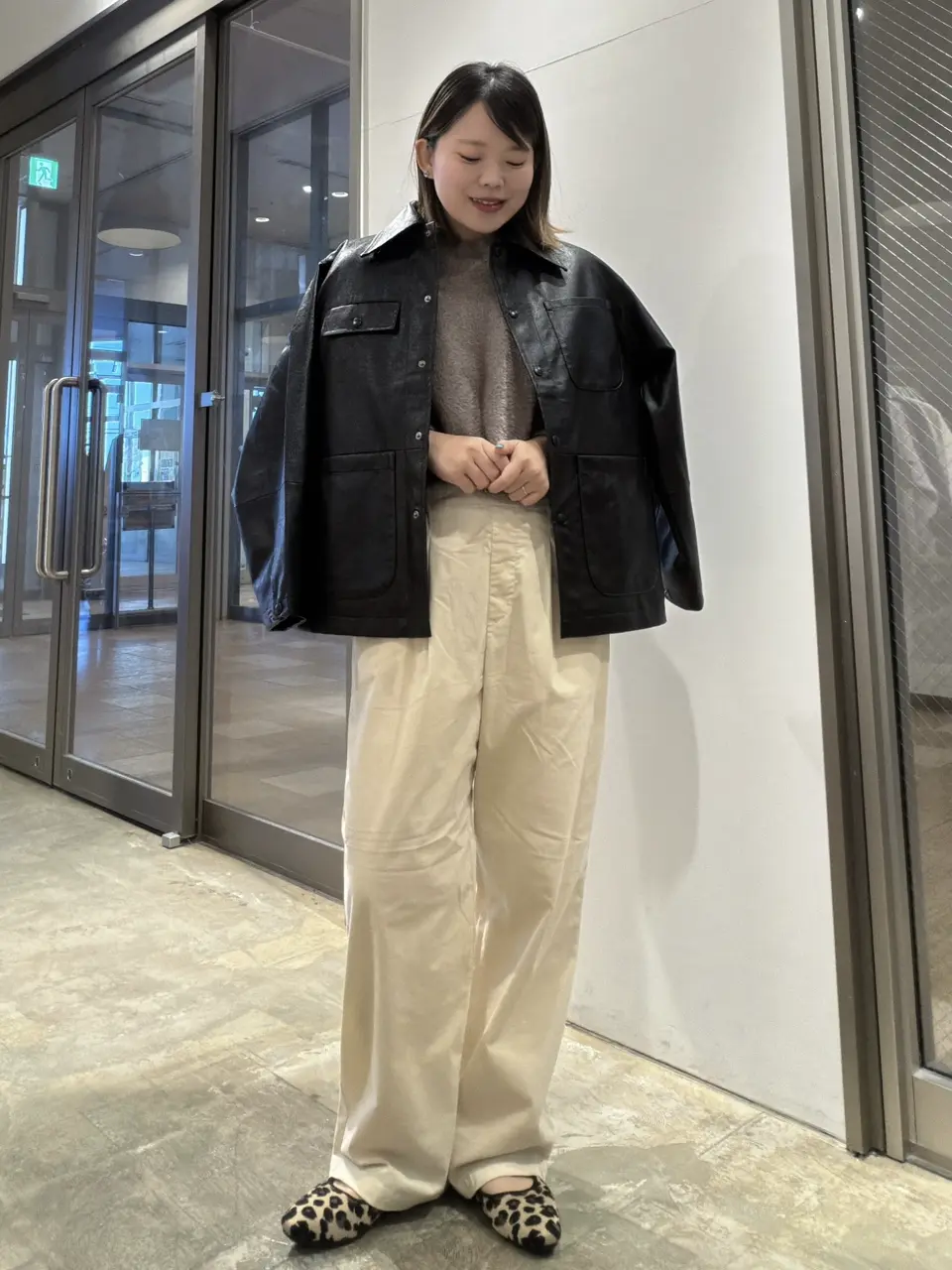 フェイクレザーカバーオール/AMERICAN HOLIC（アメリカンホリック）の