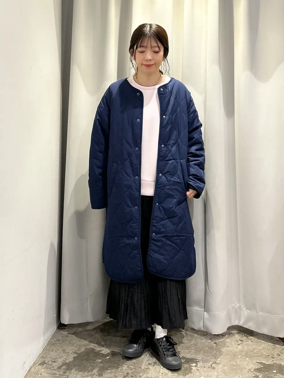 ≪USED≫あったかリバーシブルキルティングコート/AMERICAN HOLIC