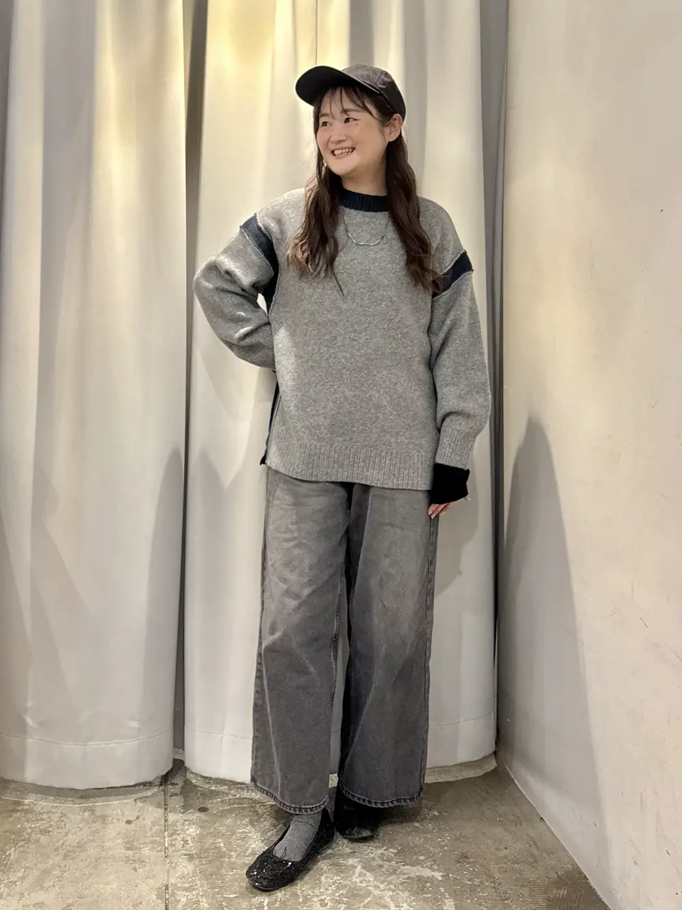 レース編みニットプルオーバー/AMERICAN HOLIC（アメリカンホリック