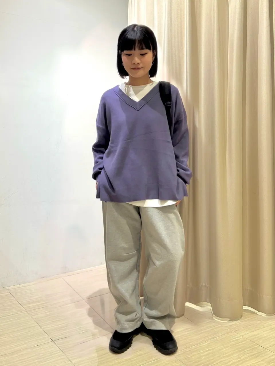 【あつき 4点】Limited Edition Vネックプルオーバー 新品 バイパチVネックニットプルオーバー＜静電気軽減＞/AMERICAN HOLIC
