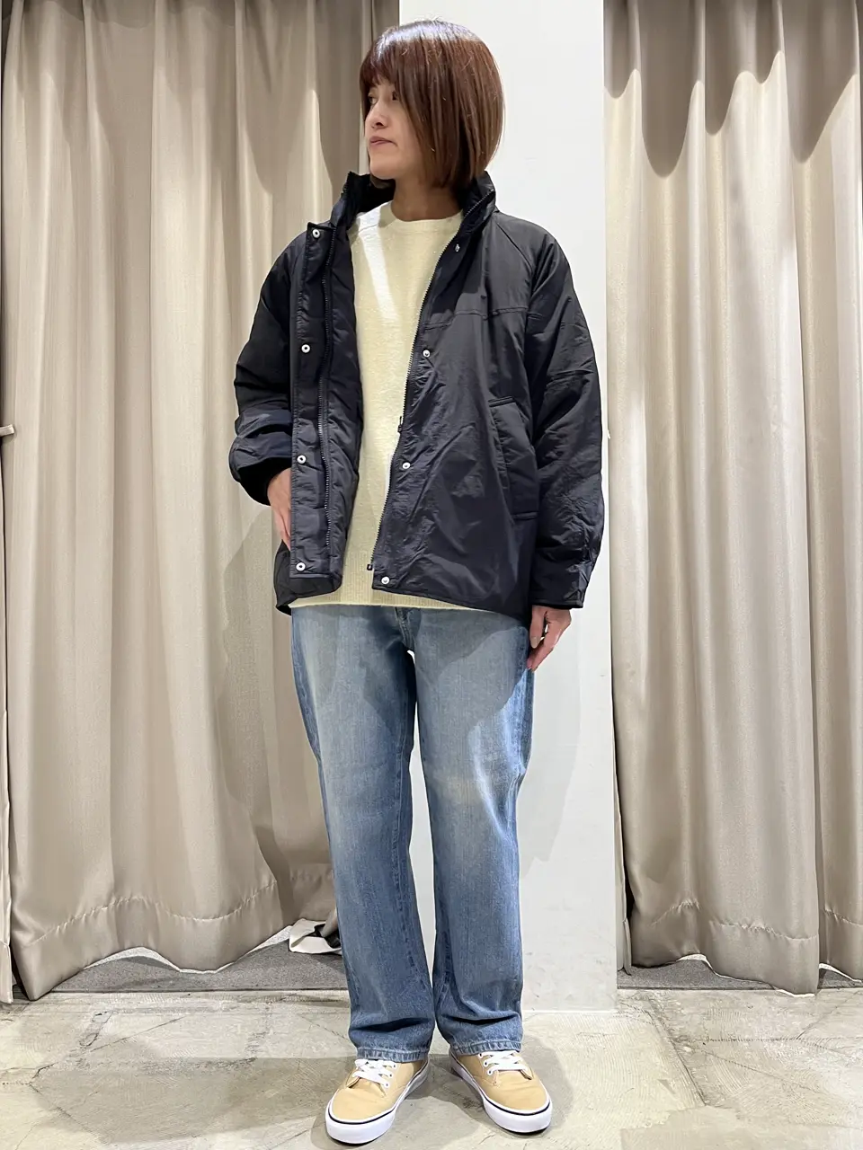 撥水加工・保温】ミドル丈モンスターコート/AMERICAN HOLIC