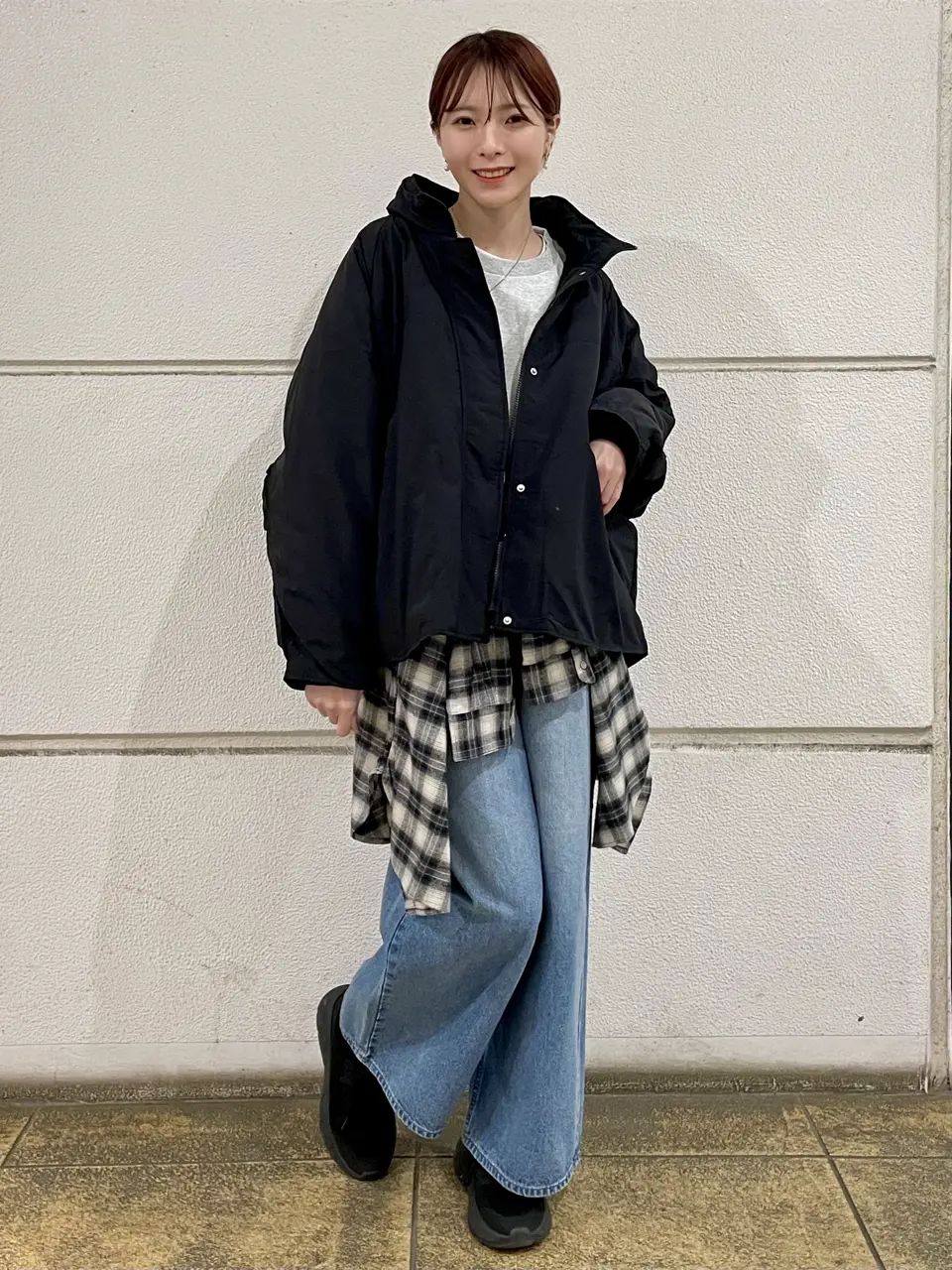 ワンポイントサガラ刺繍裏毛プルオーバー/AMERICAN HOLIC（アメリカン