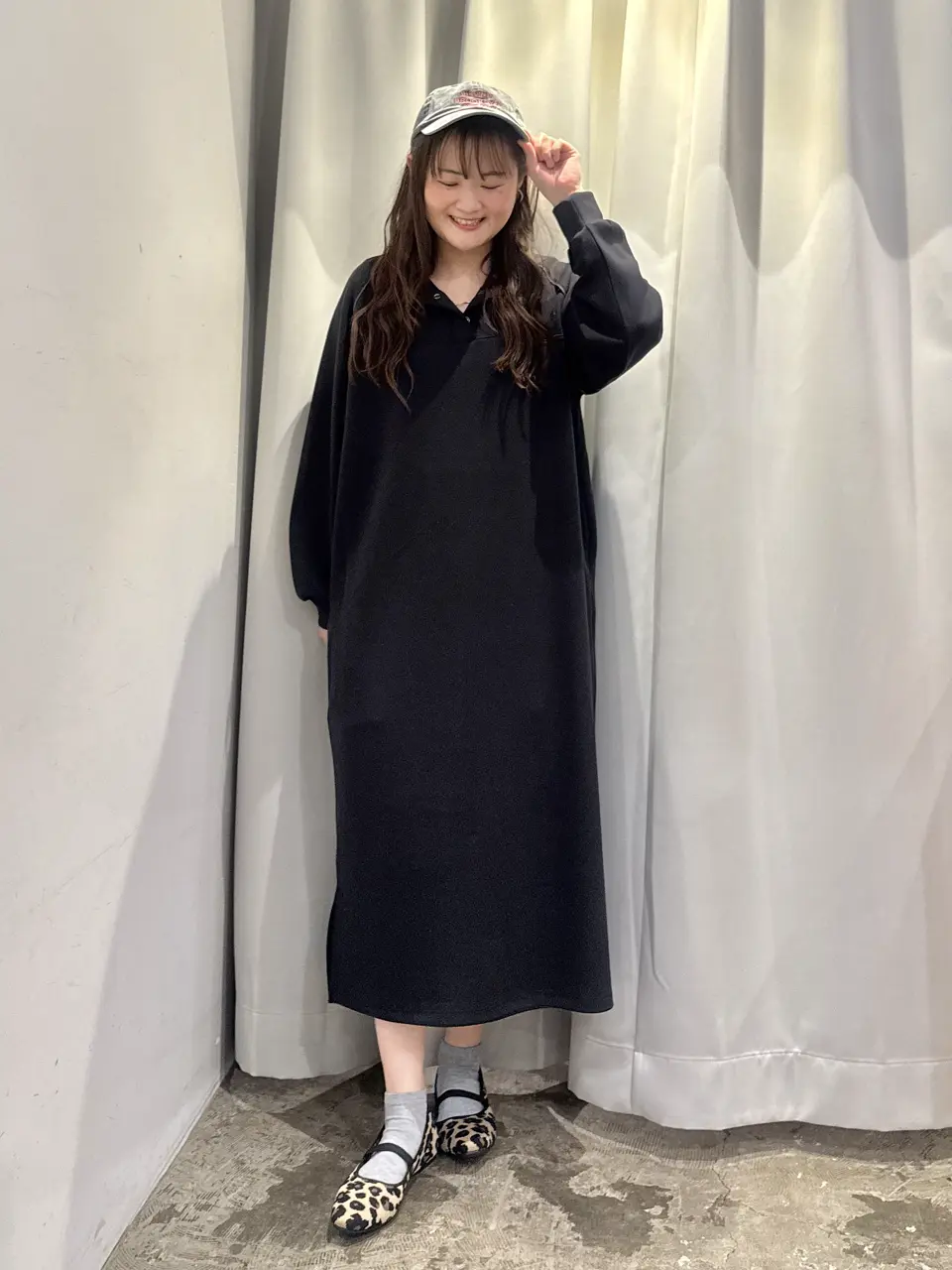 ライン入りポンチワンピース/AMERICAN HOLIC（アメリカンホリック）の