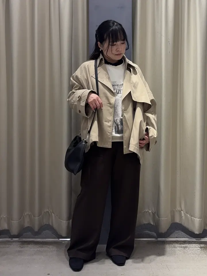 接触冷感ベイカーリラックスパンツ/AMERICAN HOLIC（アメリカン