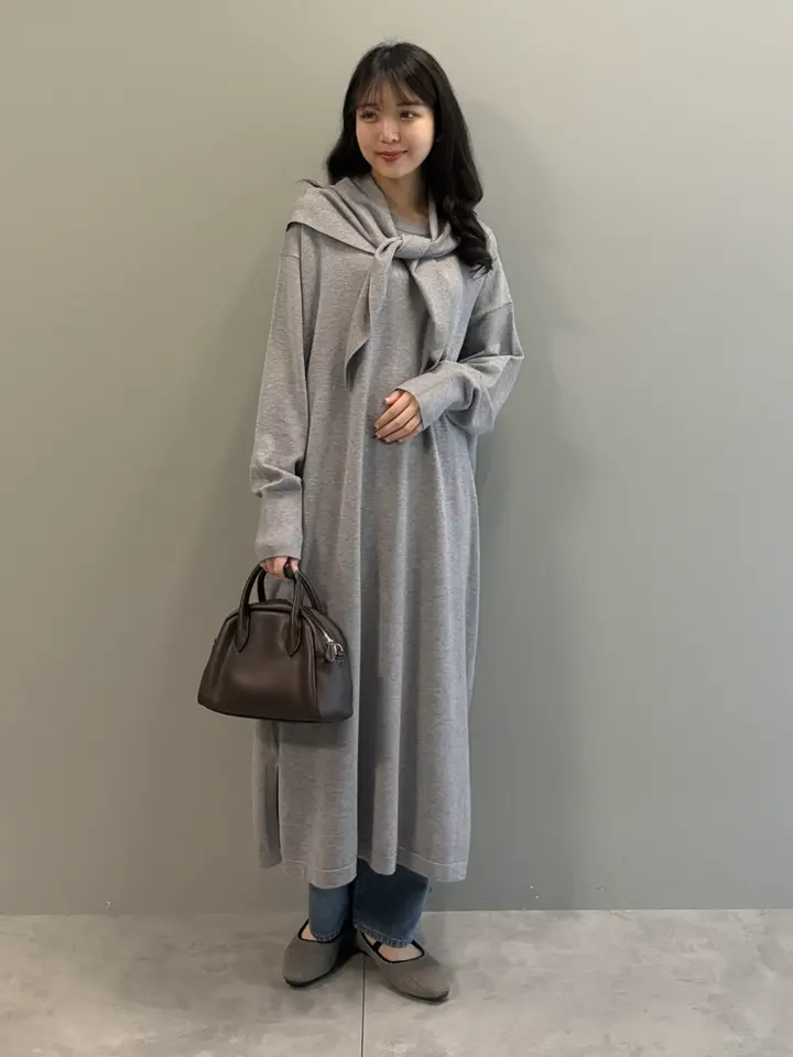バイパチボックスニットワンピース＜静電気軽減＞/AMERICAN HOLIC