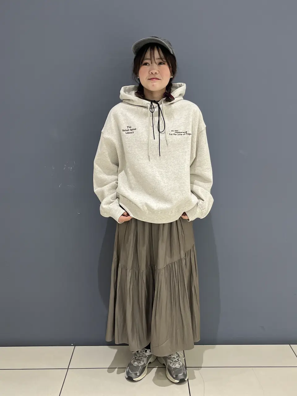 刺繍ロゴ裏起毛パーカー/AMERICAN HOLIC（アメリカンホリック）の