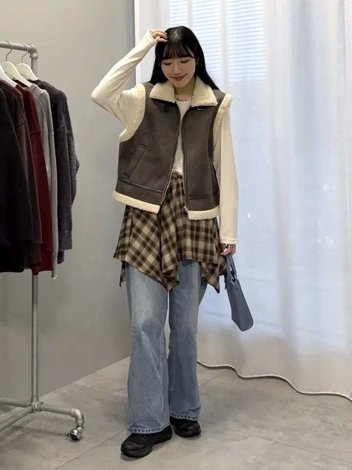 ムートンライクベスト/AMERICAN HOLIC（アメリカンホリック）のベスト