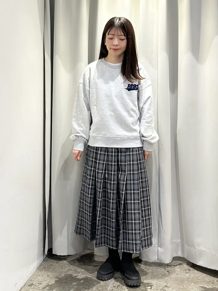 ワンポイントサガラ刺繍裏毛プルオーバー/AMERICAN HOLIC（アメリカン