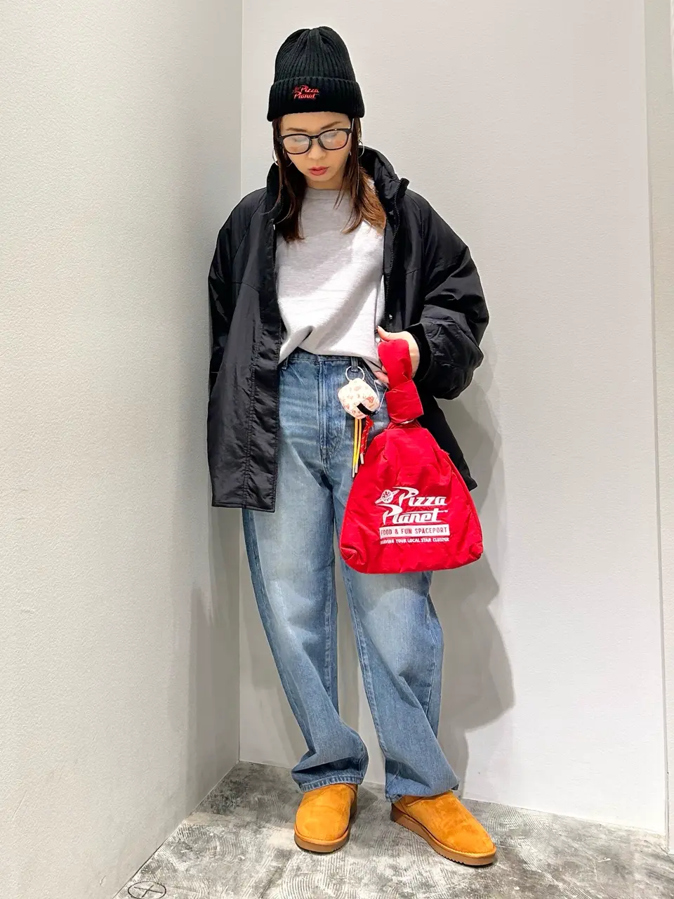 PIZZA PLANET】トライアングルBAG/Disney collection by AMERICAN