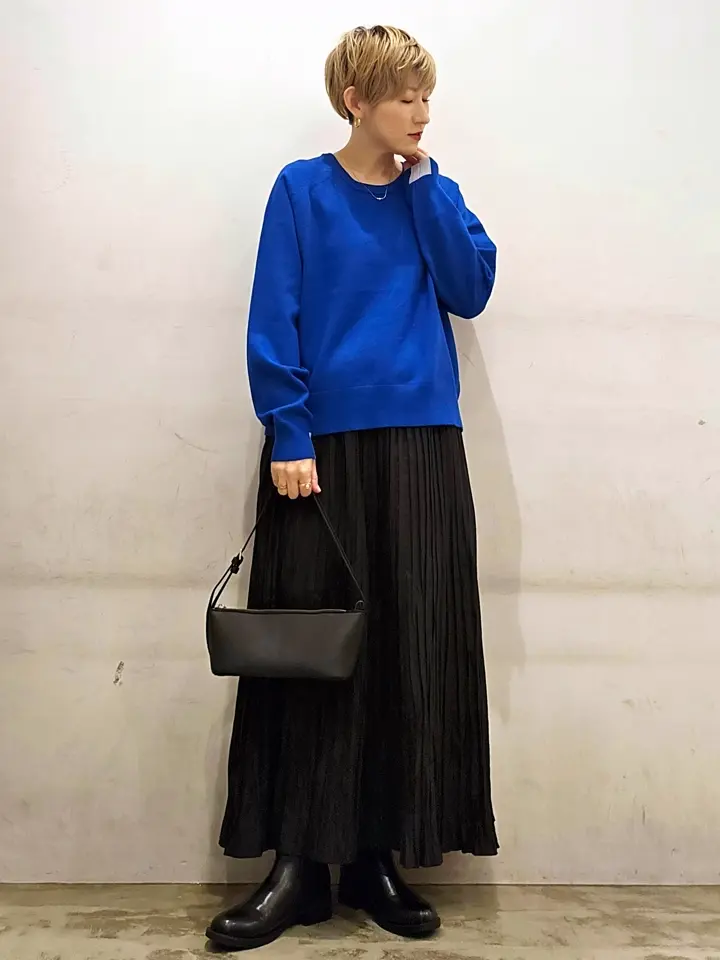 【新品】 Girl リラックス ストライプ セーター プルオーバー ストライプニットハーフジップタートルネックプルオーバー