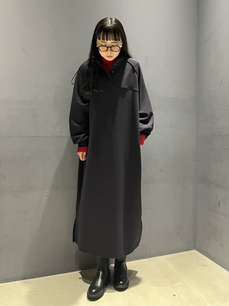 ≪USED≫ライン入りポンチワンピース/AMERICAN HOLIC（アメリカン