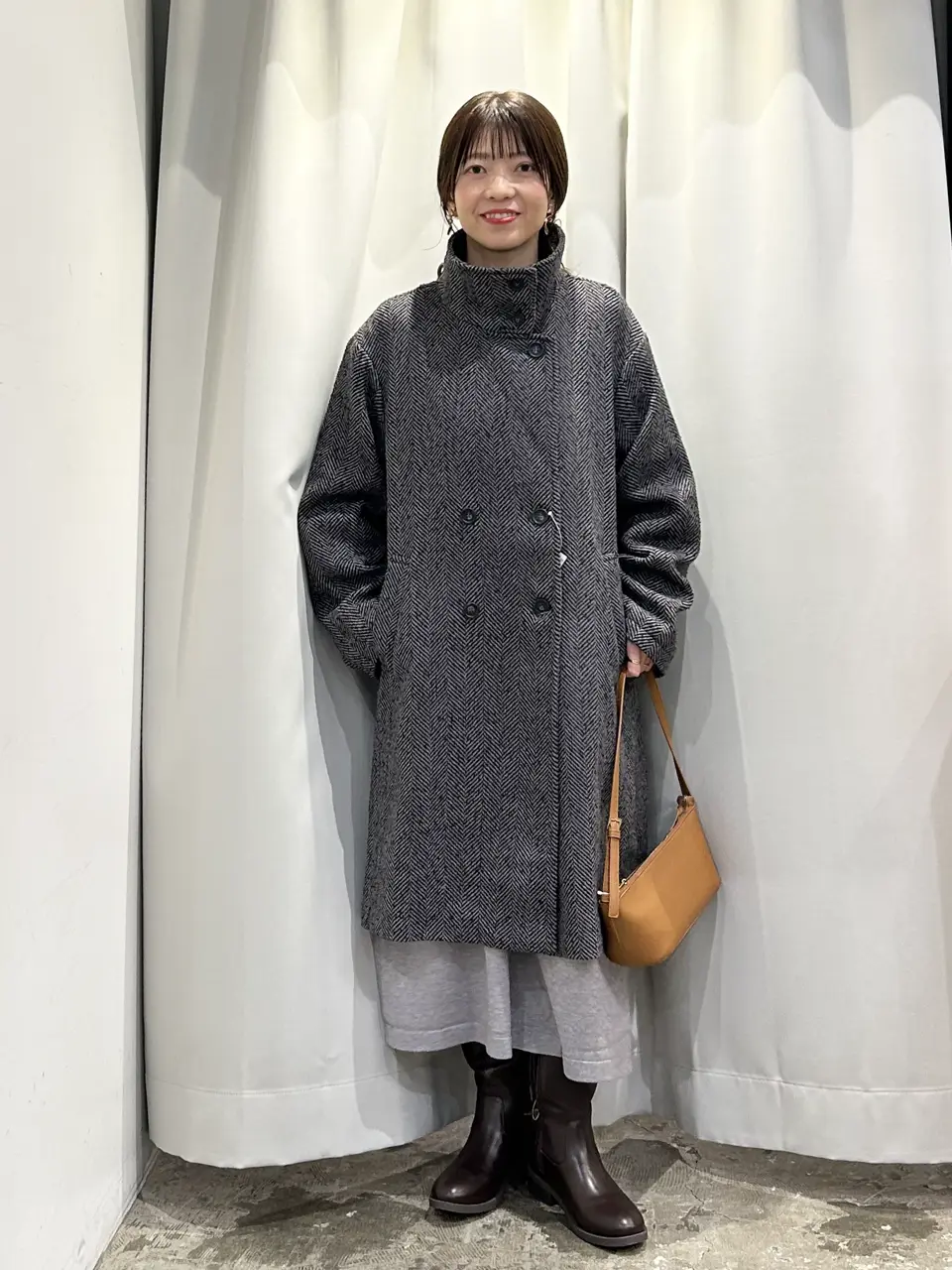 バイパチボックスニットワンピース＜静電気軽減＞/AMERICAN HOLIC