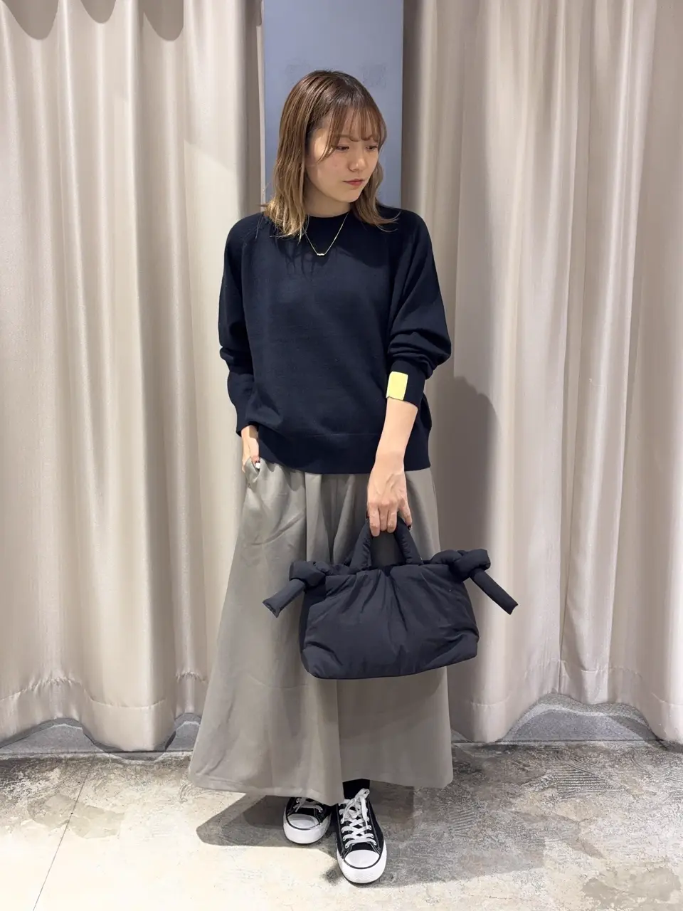 バイパチラグランニットプルオーバー＜静電気軽減＞/AMERICAN HOLIC